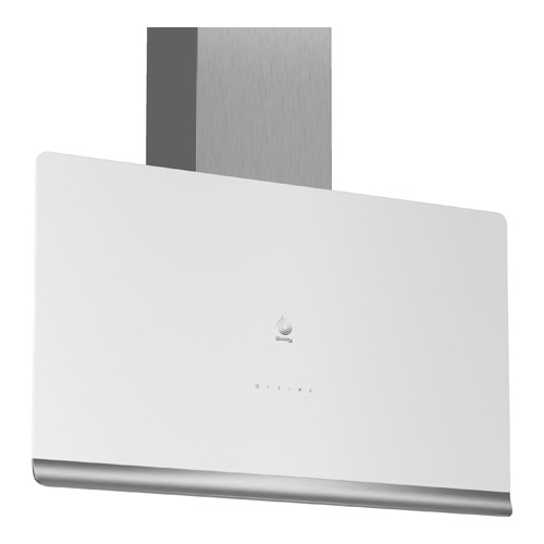 Campanas extractoras - BALAY Campana Inclinada 3BC497GB 90CM Cristal